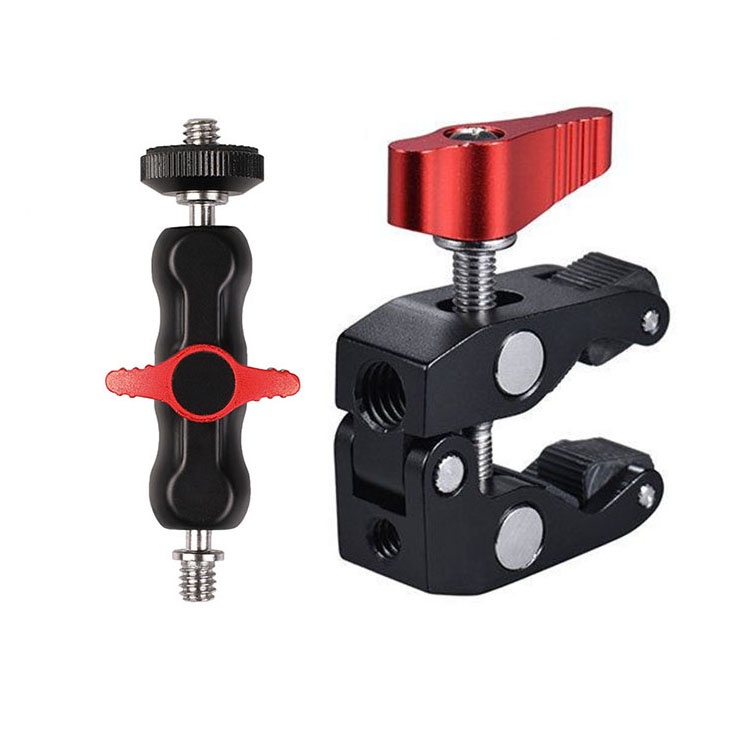 MultiFunctional Clamp Ball Mount Clamp Articulating Friction Arm Super
