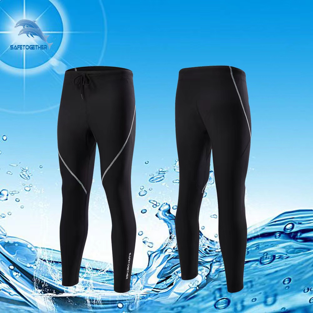 Taiwan Professional Long Version-2.0MM Men's Diving Trunks Split Cold ...