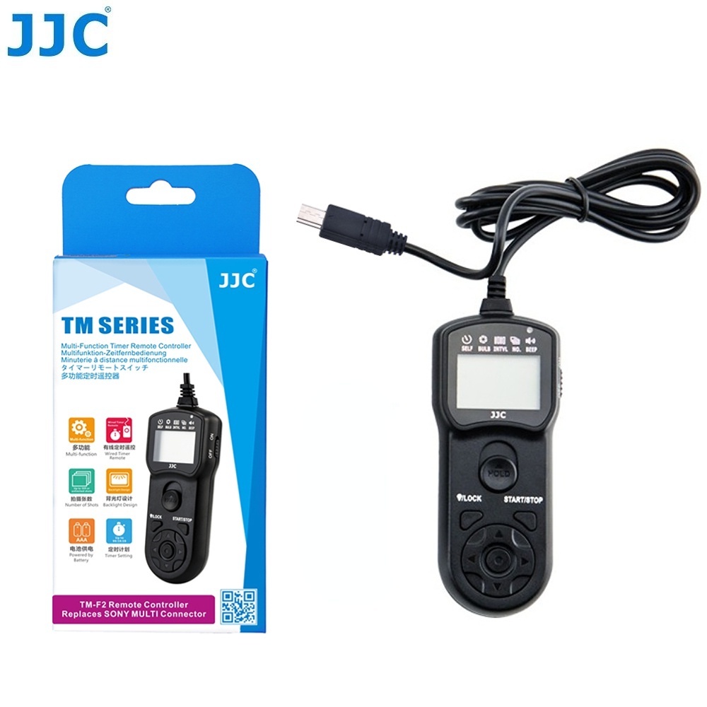Timer Remote Sony Remote Shutter JJC TM-F2 Timer Remote Control