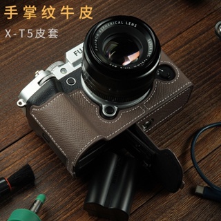 Genuine Leather Fuji XT5 Camera Bag Case Half Body Handmade Bag For Fujifilm  New