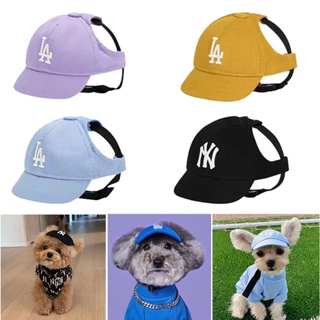 Dog Hat for Small Dogs Girl Boy Hats for Dogs Adjustable Dog Bucket Hat  Puppy Sun Hat Spring Summer Pet Baseball Cap Doggy Visor with Ear Holes and  Chin Strap for Dog