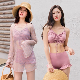 mingyuan] new split two-piece slim conservative swimsuit