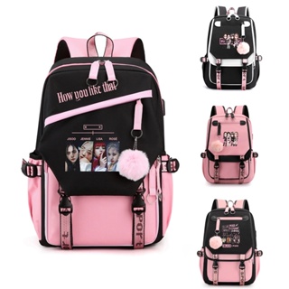 Kpop Stray Kids FELIX Waterproof Nylon School Backpack Travel Bag  Lightweight Shoulder Bag (Black )