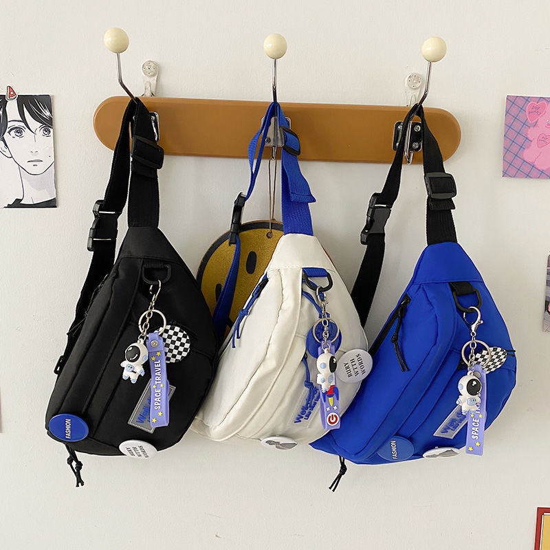 ** Nice * Side Backpack American Retro Street Trendy Sports Chest Bag ...
