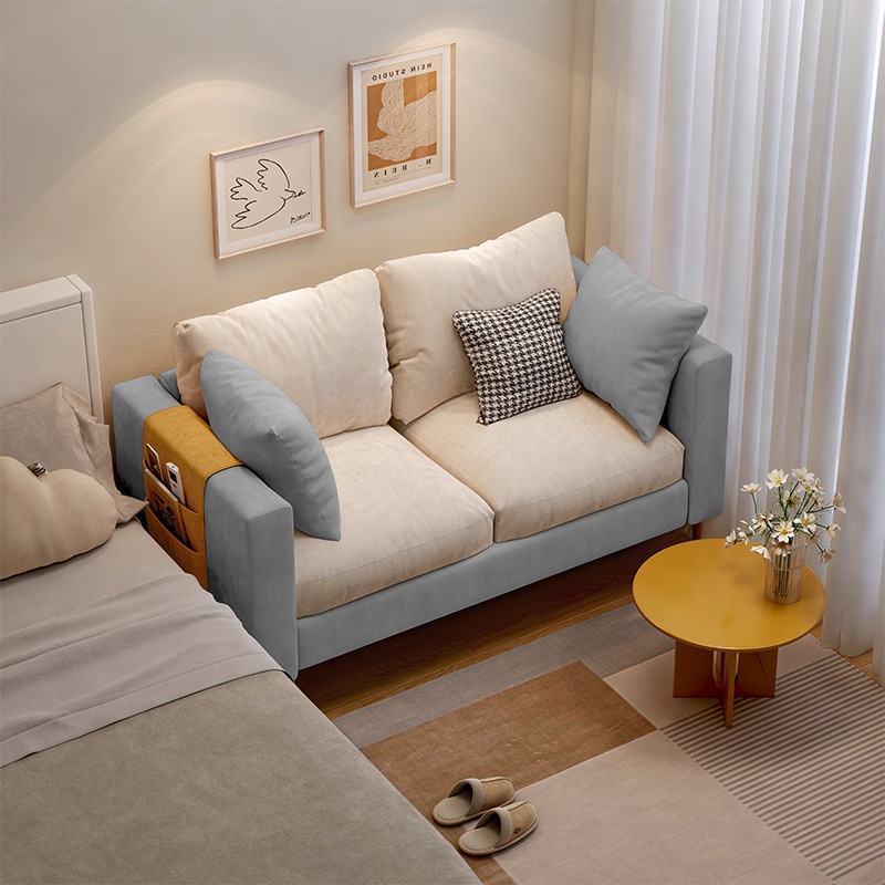 Apartment Small Sofa Living Room Double Seated Sofas Chairs Rented