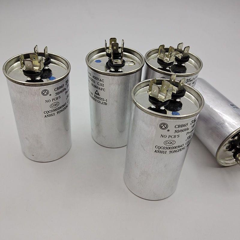 Air Conditioner Compressor Starter Capacitor ExplosionProof Copper Peak External Unit 30/35/50