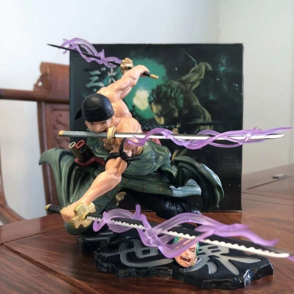 One Piece Figure Three Swords Three Thousand Worlds Zoro Figure Luffy Anime  Toys Trendy Play Chassis Trendy Play Figure | Shopee Singapore