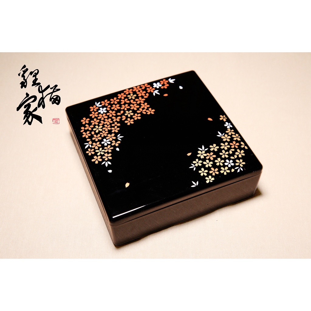 Yiguo Liu Wagashi Japanese Plastic Lacquerware Heavy Box Japanese
