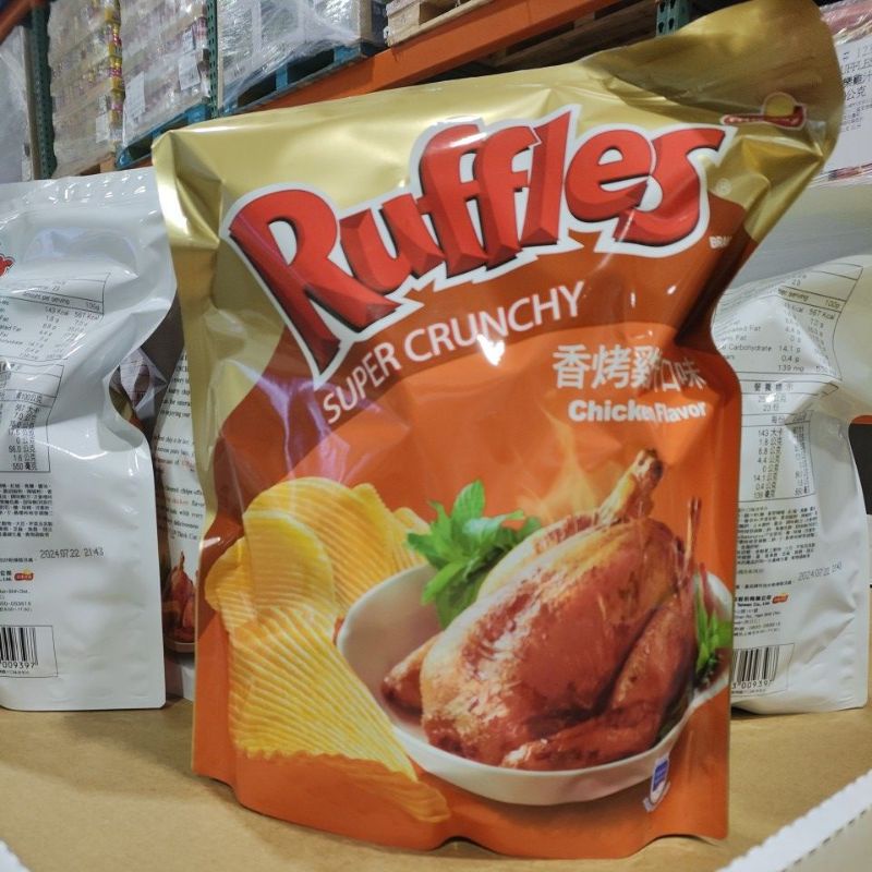 Costco Daigou Ruffles Chicken Sauce Flavor Thick Cut Potato Chips (580g ...