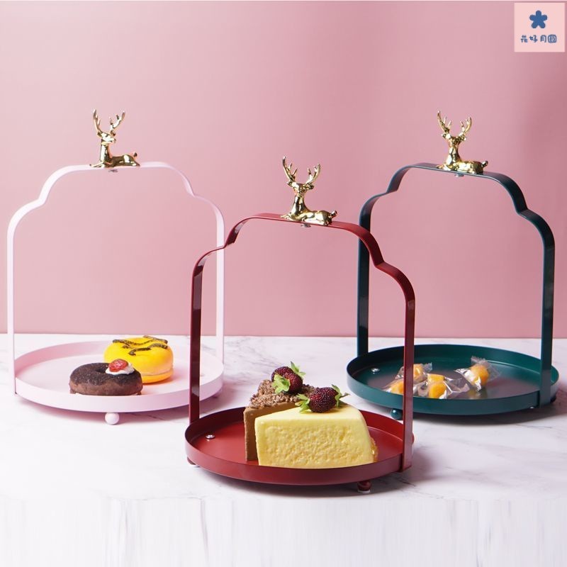 Dessert Rack Cake Snack Dried Fruit Plate Candy Nordic Light Luxury ...