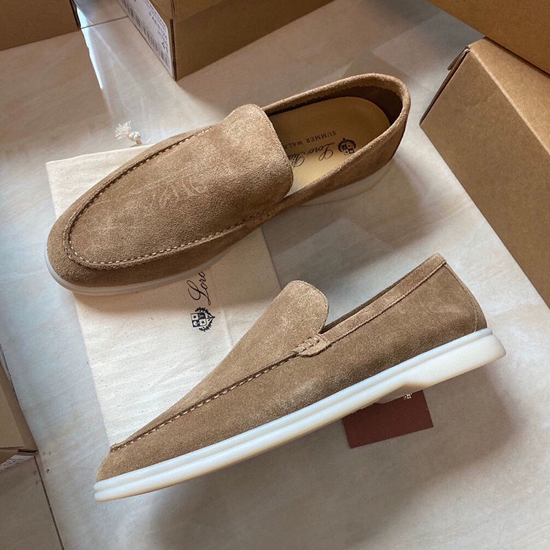 Mens designer sale suede loafers