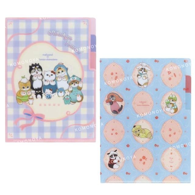 Small Auditorium Sanrio x Mofusand A5 Three-Layer Folder (Co-Branded ...