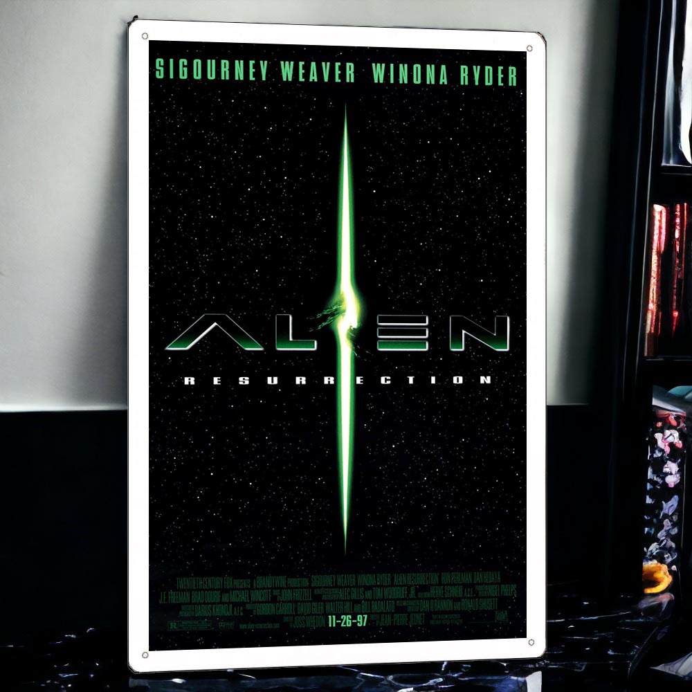 Alien Resurrection 4: Fire Rebirth Movie Poster Tin Painting Various ...