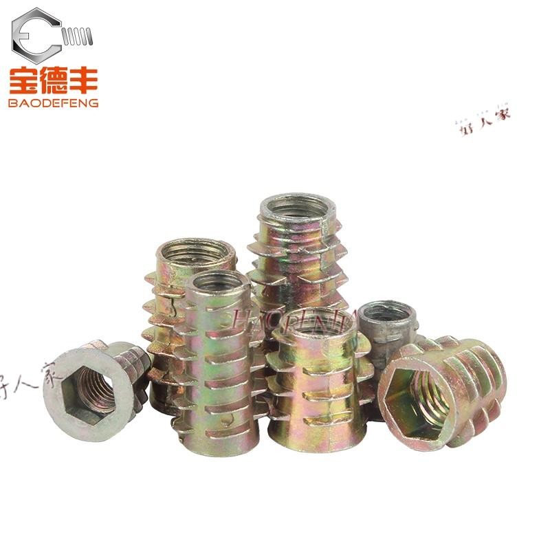 Furniture Embedded Nut Woodworking Inner Outer Thread Countersunk Head ...