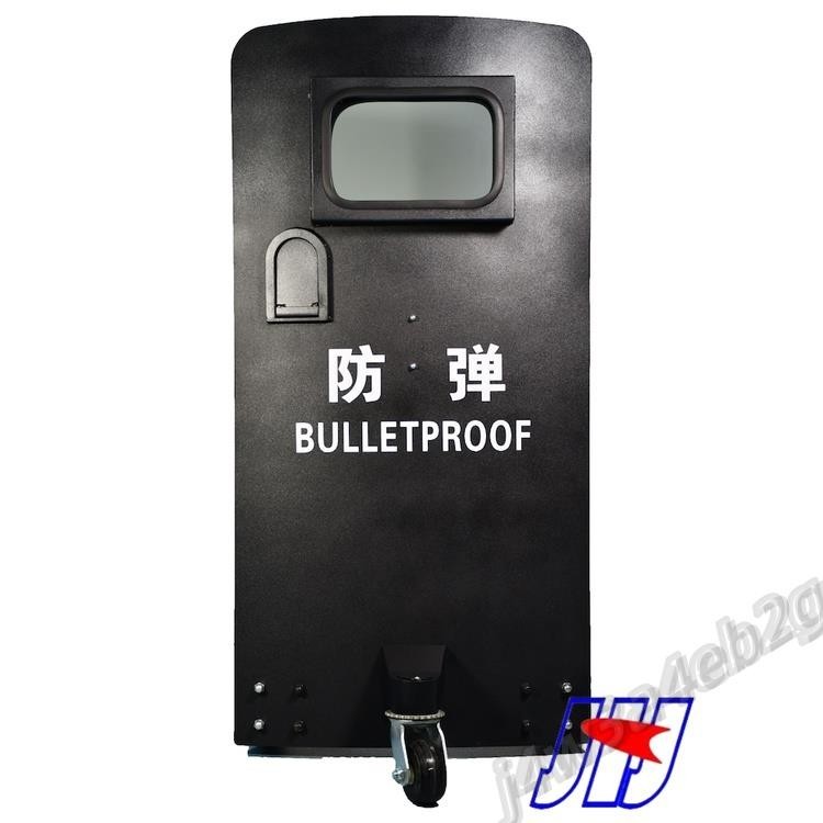 Level 5 6 Wheel Type Bulletproof Shield Steel Tactical Security Riot ...