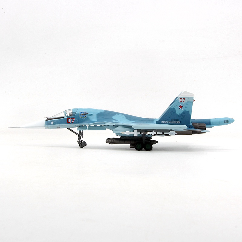 Wltk Japanese Glazing Russian Air Force SU 34 Platypus Fighter Bomber SU 34 Finished Product Airplane Model 1 100 Shopee Singapore