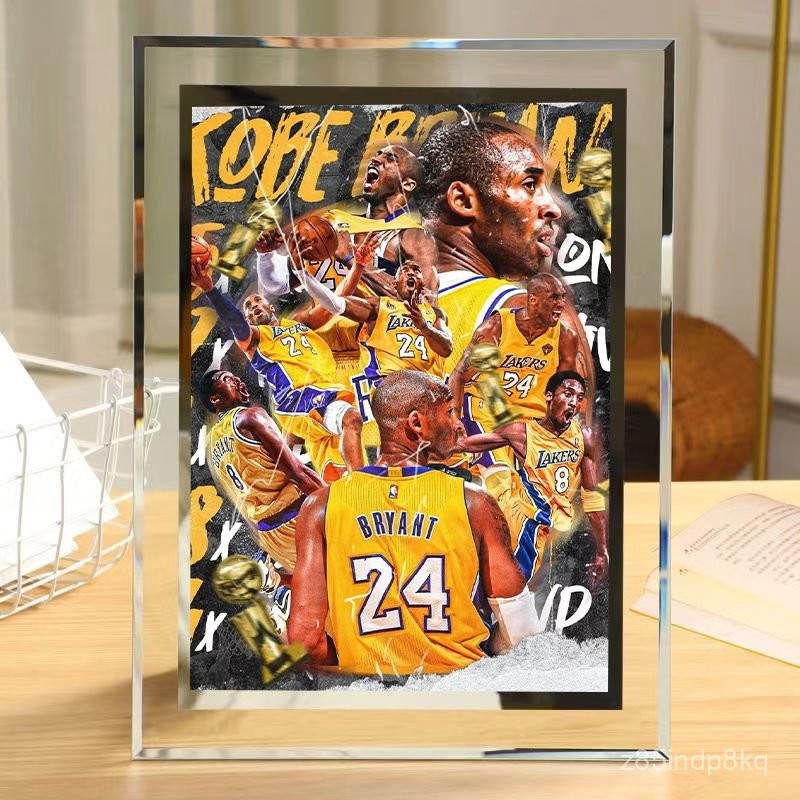 Kobe Crystal Glass Photo Frame Table Customization Boys Gifts Creative ...