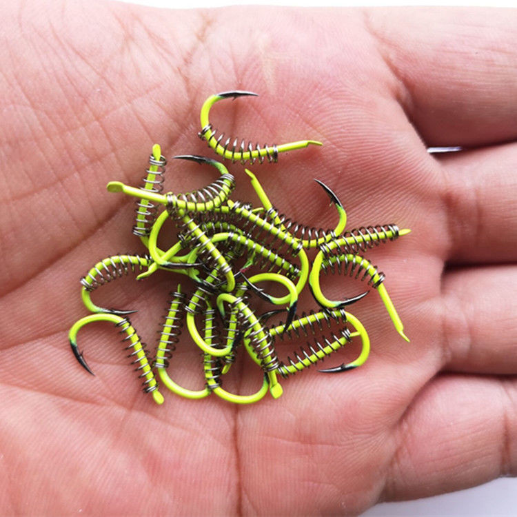 Fish Hook Spring Fishing Hook Tube with Iseni Bottom Fishing Mullet ...