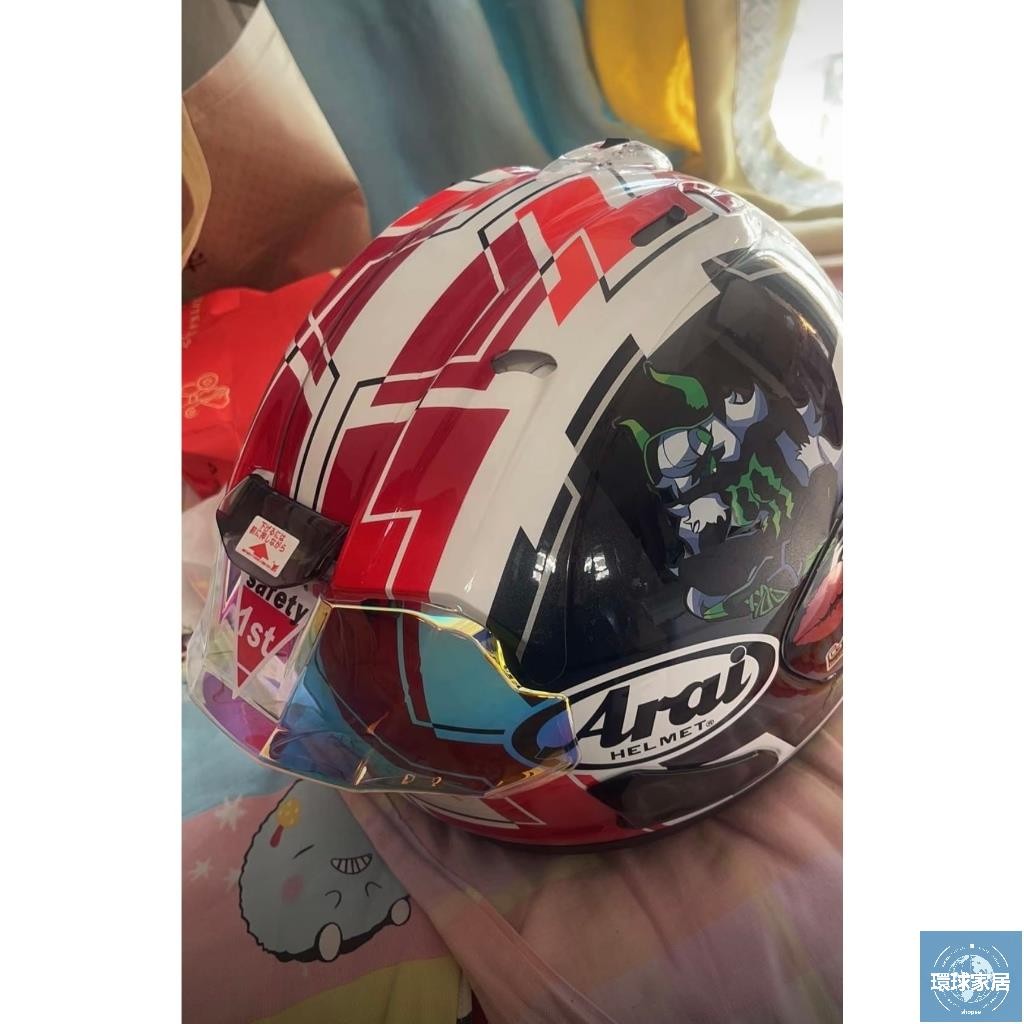 Japan Arai RX-7X Laser Red RX7X Safety Helmet Painted Duck Tail Big ...
