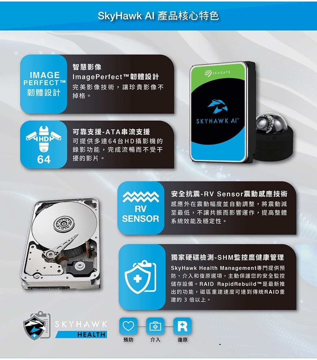 Seagate [Surveillance Eagle AI] 8TB Surveillance Disk/3.5 Inch Hard ...