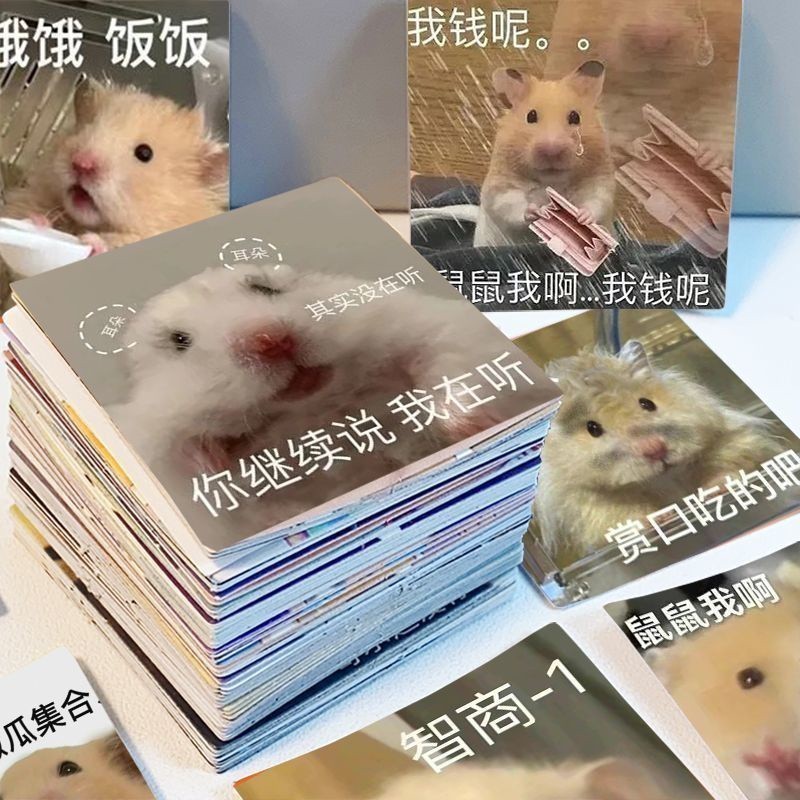 140 Sheets Hamster Emoticon Pack Small Stickers Super Cute Funny ...