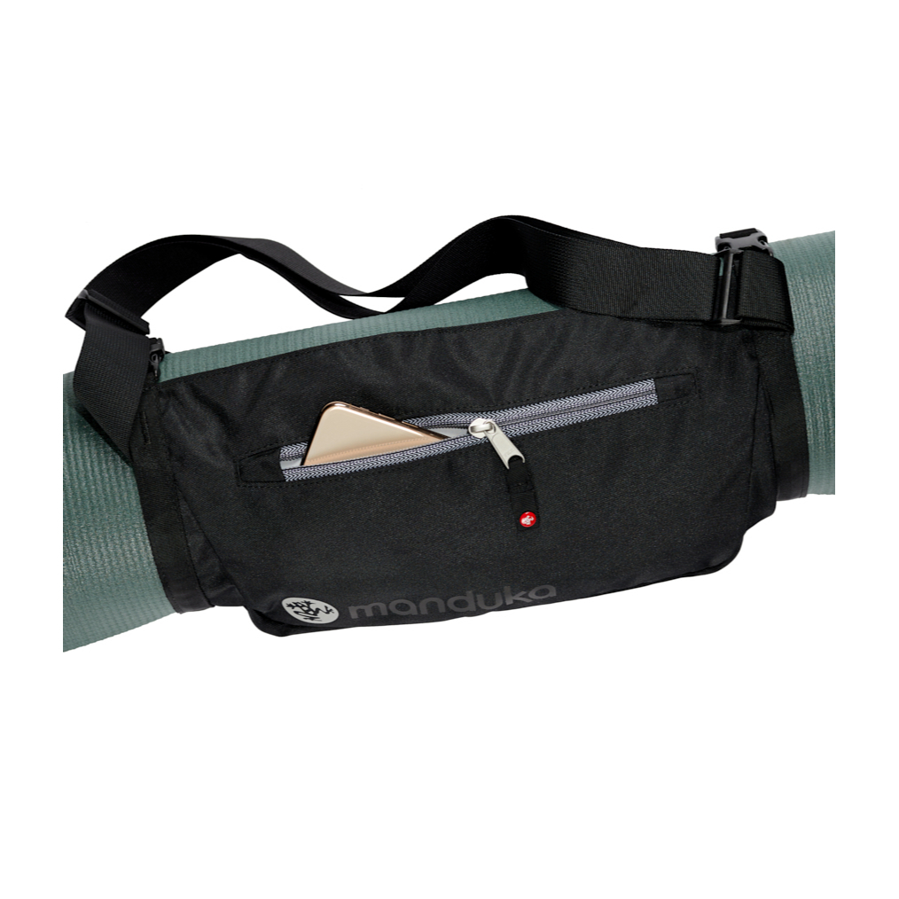 Sac Bandoulière Pour Tapis De Yoga Manduka Go Play 3.0 - Tissu Résistant à L'eau - Gris