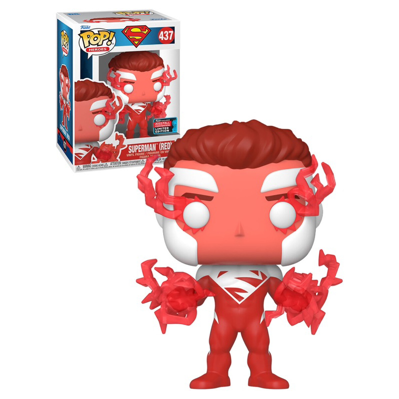 FUNKO POP 437 DC Superman (red) 2022NYCC Superman red Limited Edition ...