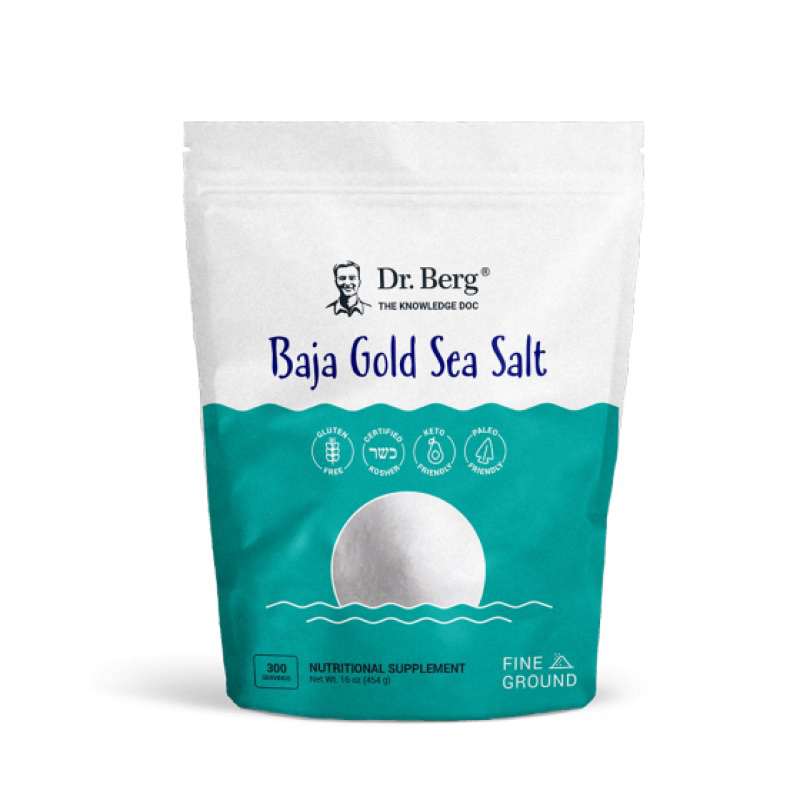 Doctor berg dr Official Exclusive AgentBaja Golden Sea Salt; Ketogenic