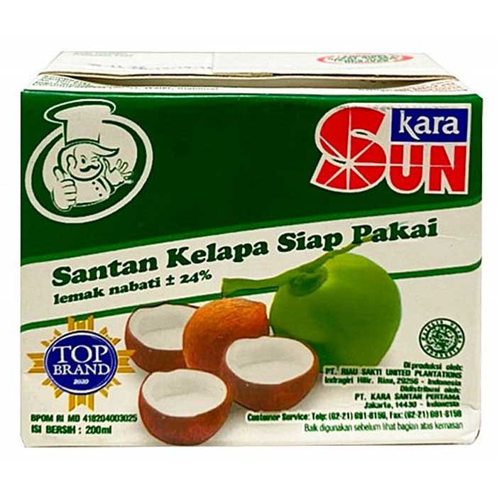 SUN Kara Coconut Milk (200ml) [SUN Kara] DS012792 Shopee Singapore