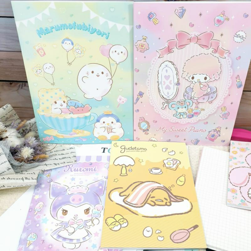 Sanrio 25k Sticker Book 16k Collection Melody Mop Bear Kuromi Egg Yolk ...