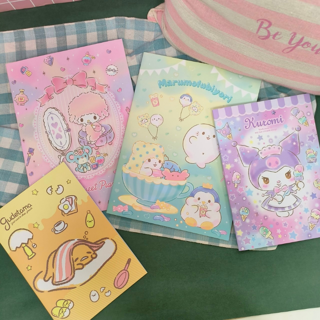 16K 25K Sanrio Sticker Book Storage Collection Kuromi Mop Bear Egg Yolk ...