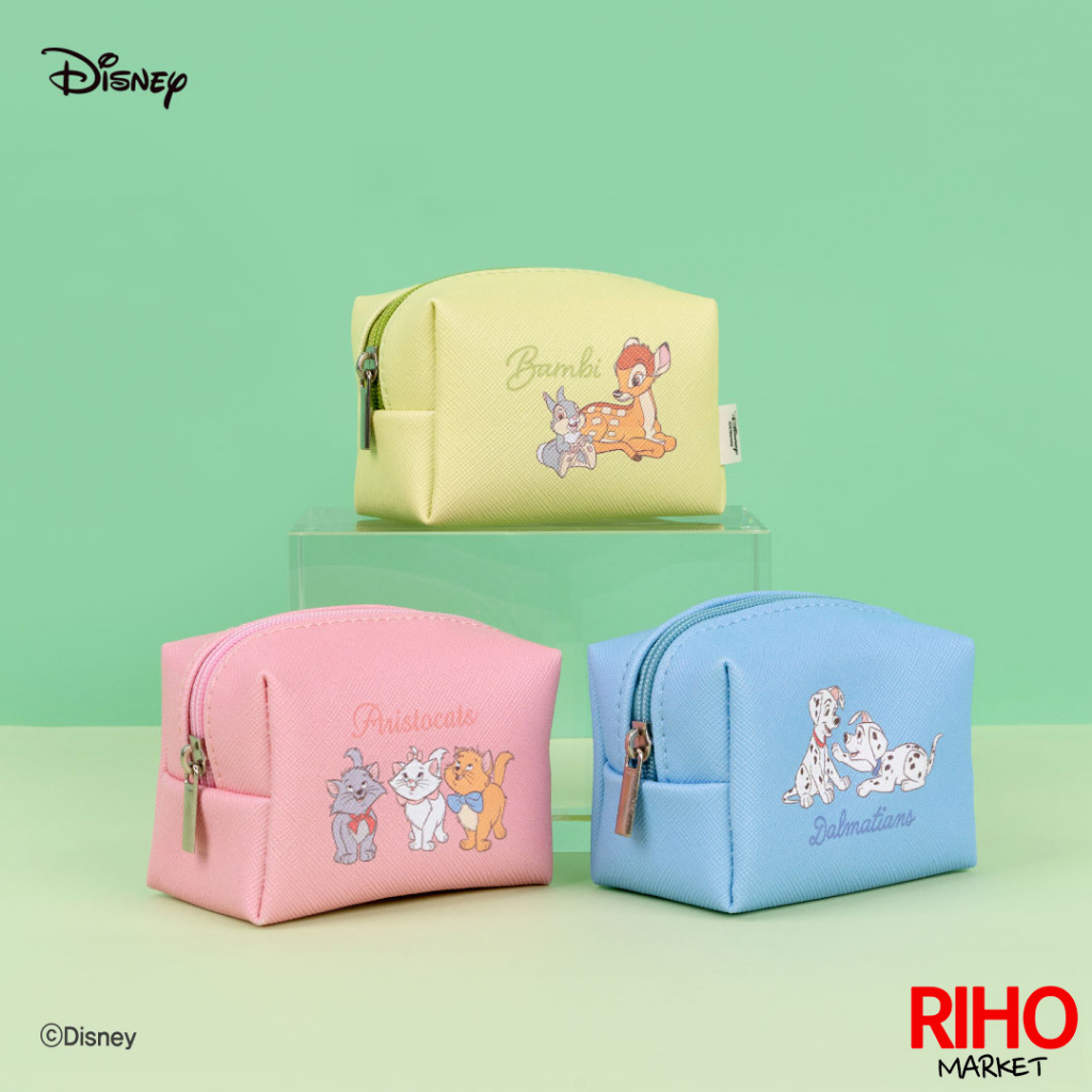 Korea Daiso Disney Animal PU Coin Purse Small Storage Bag Earphone 101