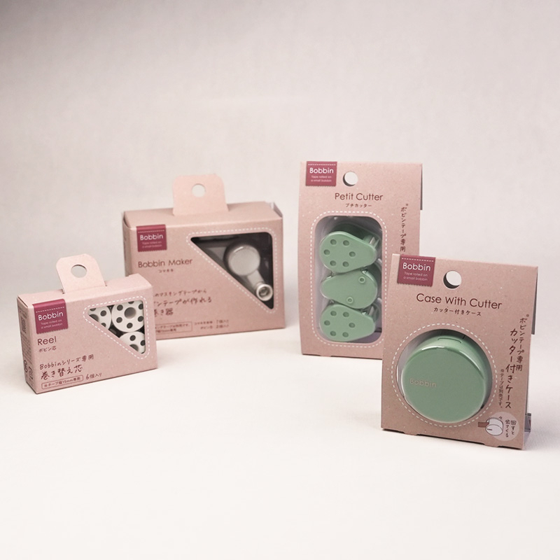[CHL] KOKUYO Bobbin Paper Tape Mini Cutter Packer Packing Core 6pcs