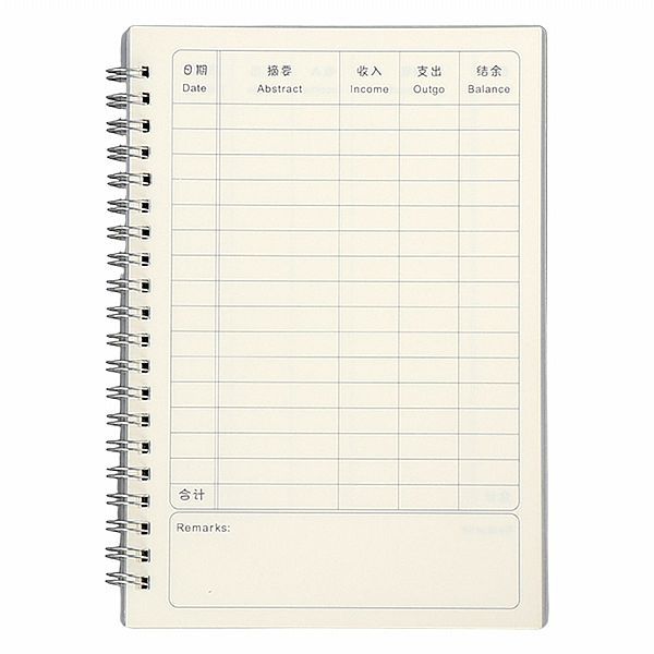 現金理財收支本/記帳本(PP封面)單入【小三美日】DS018916 | Shopee Singapore