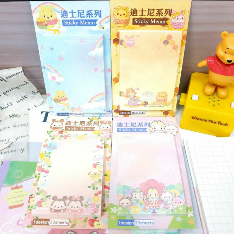 Disney Sticky Notes Little Long The Mermaid Pooh Princess Pixar Jumping ...
