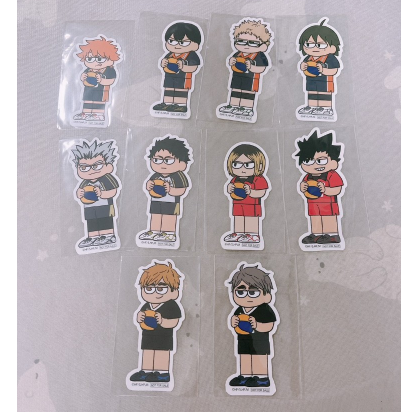 Volleyball Boys Limited LOFT Rare Bonus World-Weary Stickers Hyuga ...