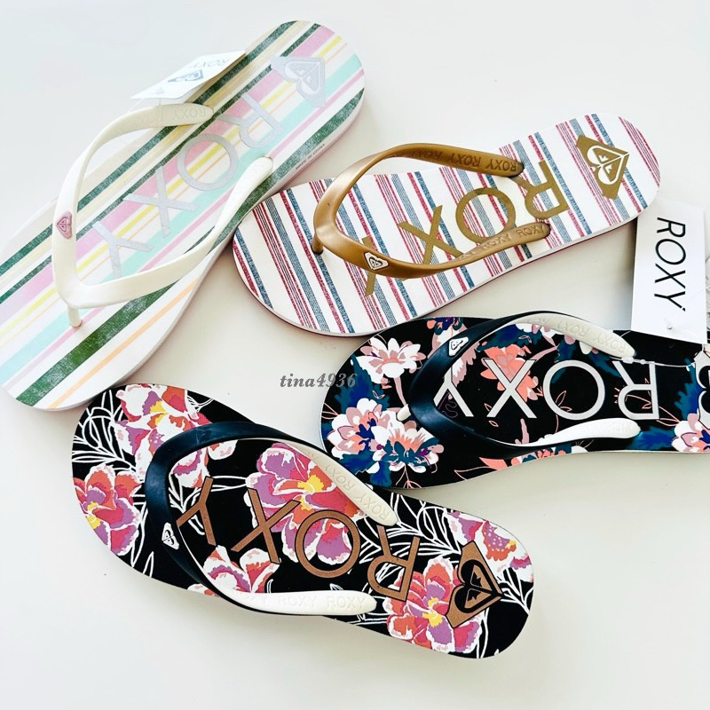 R ROXY Australian Slippers Girls Beach (TAHITI VII Flip-Flops) | Shopee ...