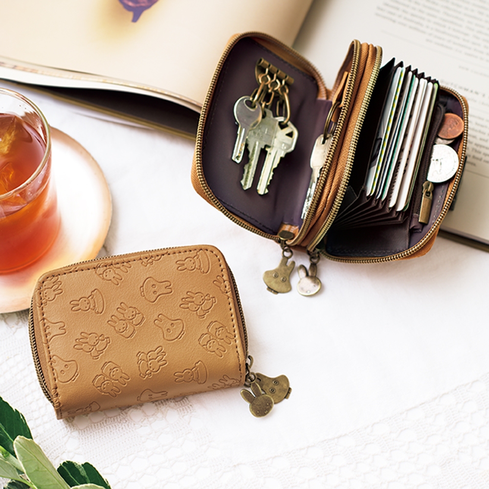 Gracieux Japanese Magazine Appendix Miffy Ghost Key Case Card Holder Wallet  Short Clip Coin Purse Bag | Shopee Singapore