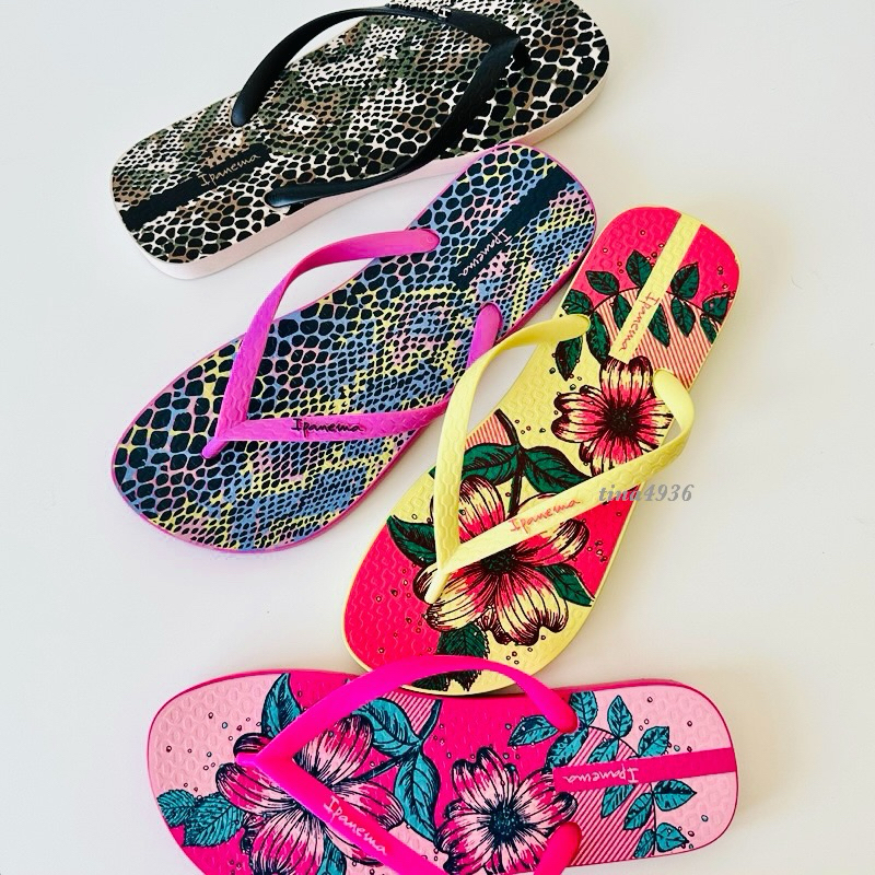 IPANEMA EVERYDAY FEM Girls Brazilian Slippers (Snake Pattern Flower ...