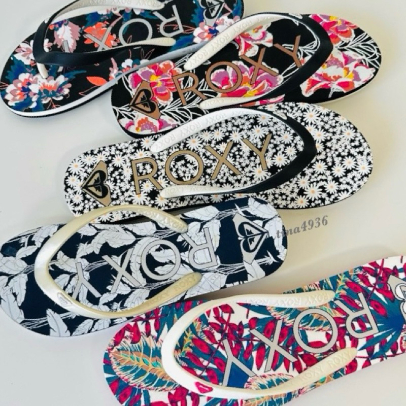 R ROXY Australian Slippers Girls Beach (TAHITI VII Flip-Flops) | Shopee ...