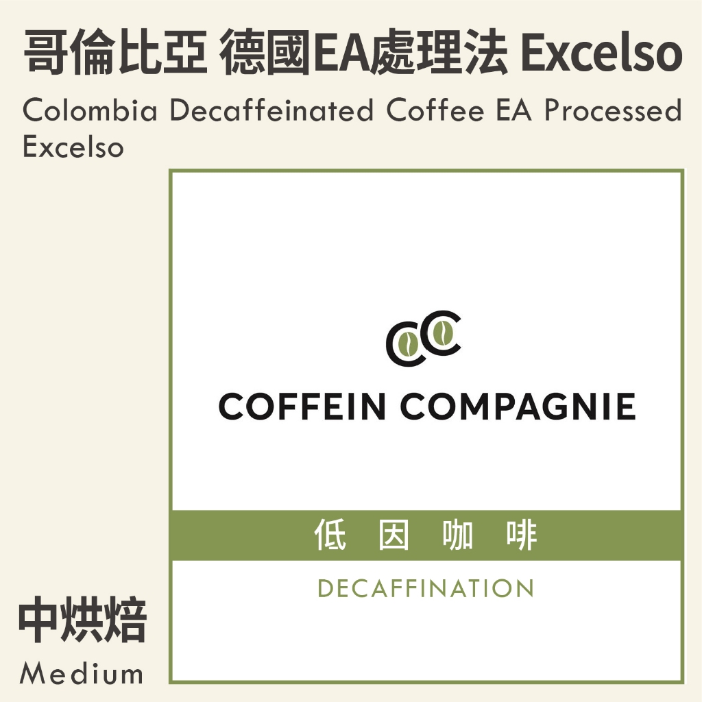 KaKaLove CoffeeColombia Decaffeinated Coffee German EA Processing