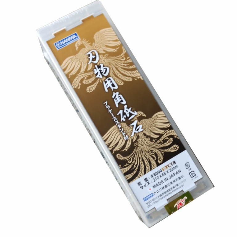 33 Shrimp Print 3,000 Fine Shishang Whetstone NANIWA With Sticker Made ...