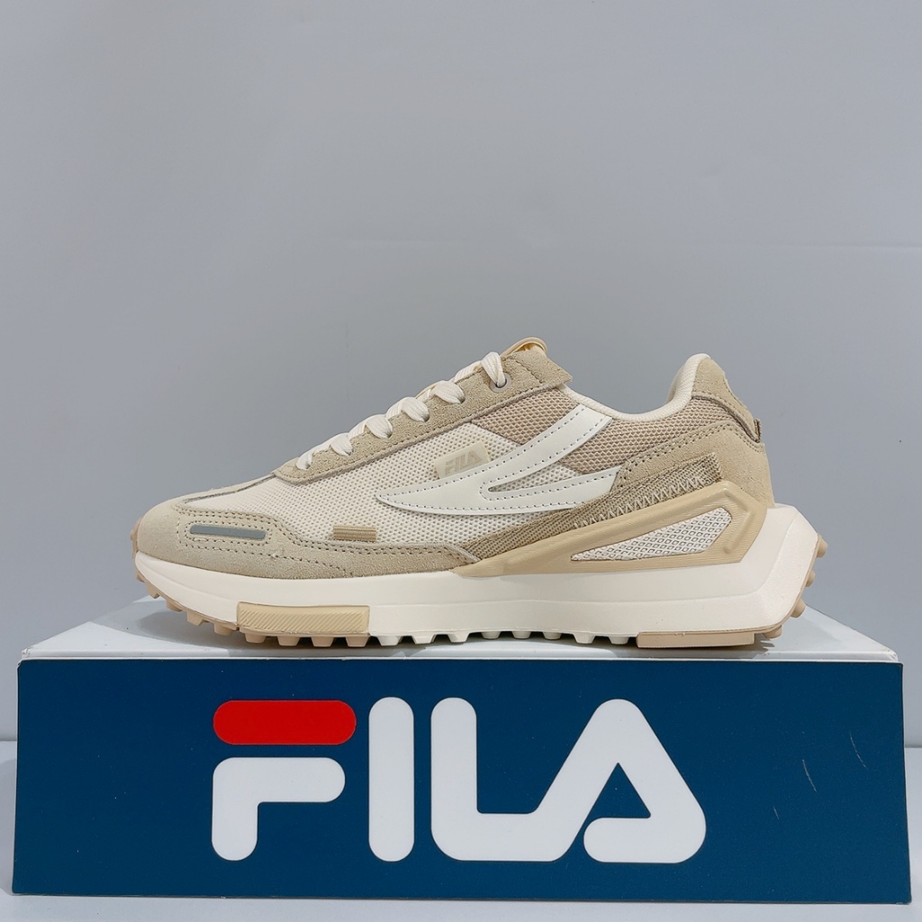 Fila disruptor beige suede hotsell