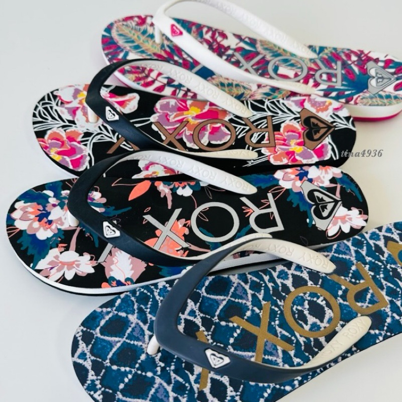R ROXY Australian Slippers Girls Beach (TAHITI VII Flip-Flops) | Shopee ...