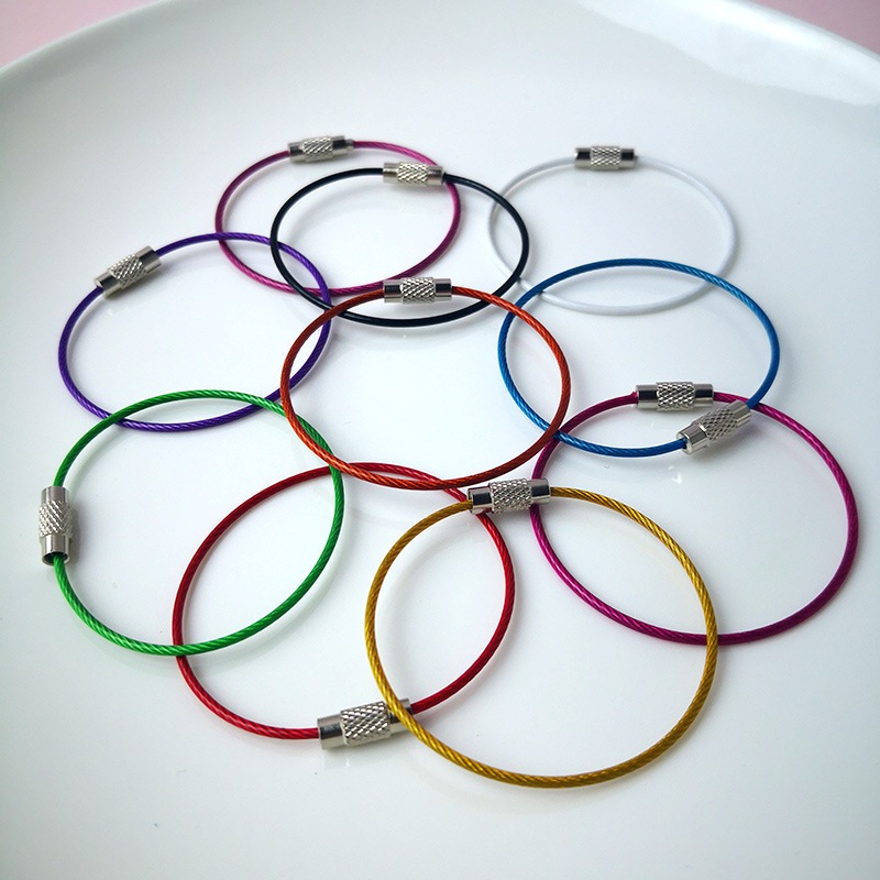 FB4510 Universal Color Encapsulated Stainless Steel Wire Ring (A Set Of ...