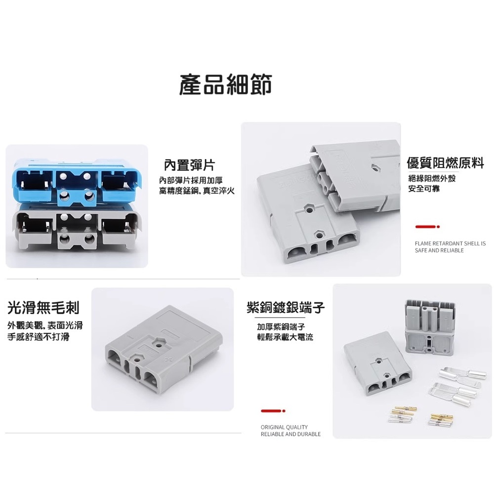 GPS75XFP Connector 75A High Current 600V SBS75X Plug With Signal SMH ...