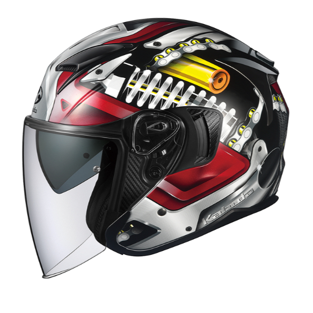 [OGK Official Merchandise] Taichung Warehouse EXCEED MACHINE Half Hood ...