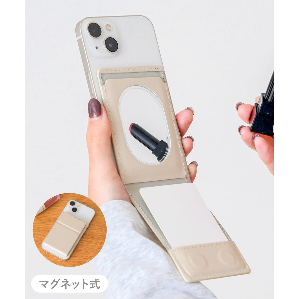 Japan 3COINS |With Mirror|Magnetic Installation|MagSafe Applicable ...