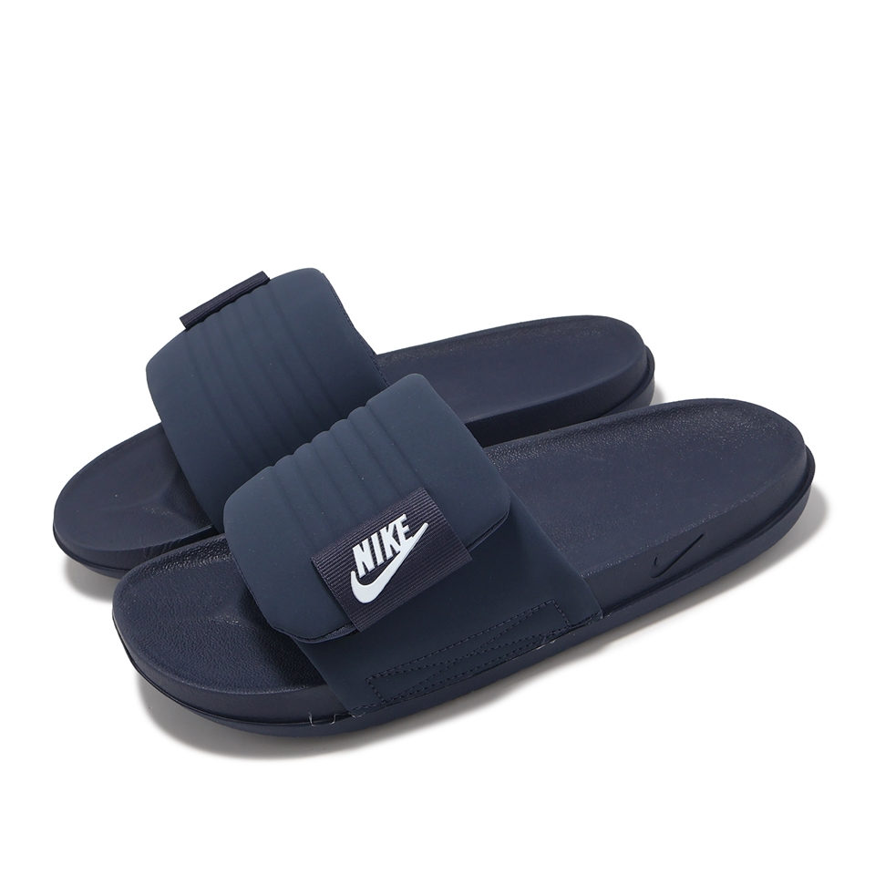 HD sport NIKE Sports Slippers DQ9624 400 Navy Blue Velcro Felt Men Style Shopee Singapore
