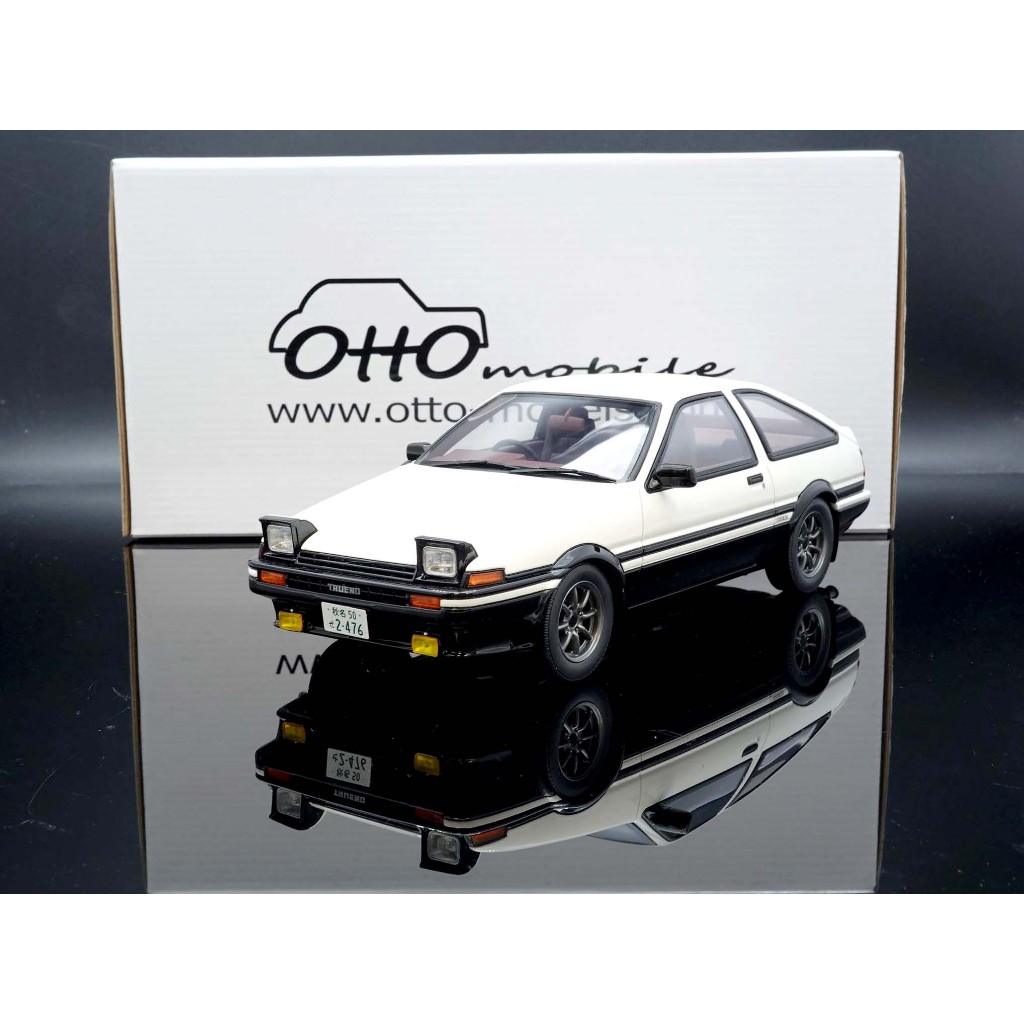 Toyota Sprinter Trueno AE86 1985 Ottomobile 1/18 - Modèle Résine Blanc OT444B